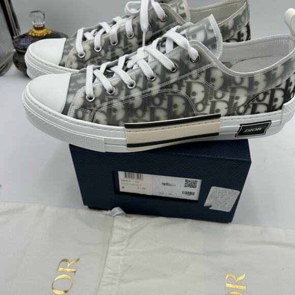 Men's Dior B 23 low top oblique sneakers size 46 made in Italy - Picture 11 of 16